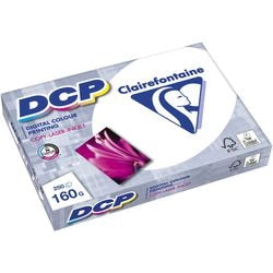Clairefontaine kopieerpapier a4 160 g m² satijn wit 250 vellen