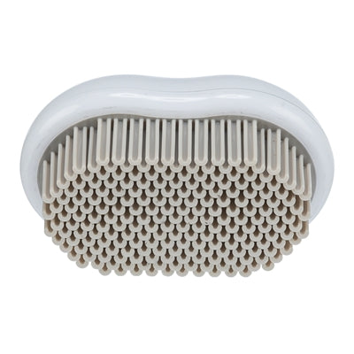 Trixie brosse textile blanc gris