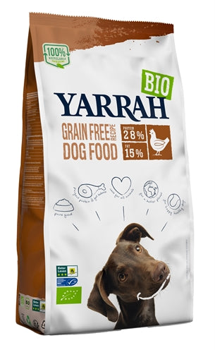 Yarrah Dog Adulte Adulte Organic - Poisson au poulet sans