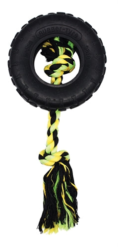 Happy Pet Grrrelli Tyre Tugger Black Green