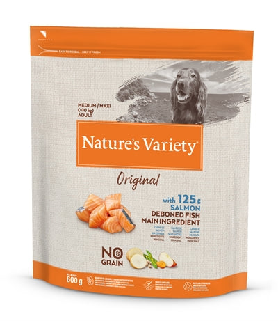 Nature Variety Original Erwachsener Medium Maxi Lachs ohne Getreide