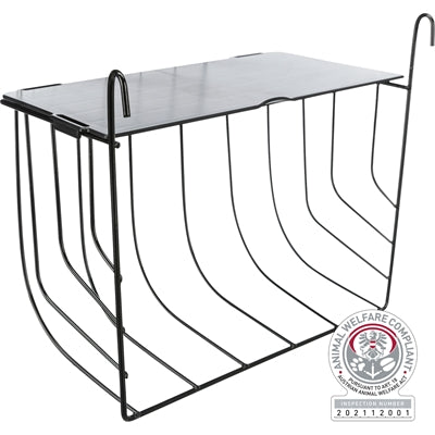Rack de foin trixie suspendu avec le couvercle