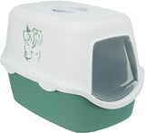 Trixie cat box vico with print green white