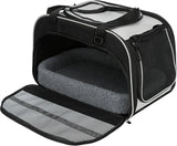 Trixie sac pour chat valery noir gris