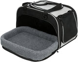 Trixie sac pour chat valery noir gris
