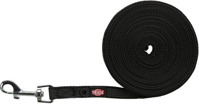 Ligne de remorquage en laisse pour chien Trixie avec noir caoutchouté