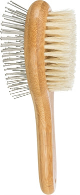 Trixie brosse double face bambou