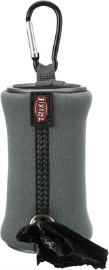 Support de sac à crottes en néoprène Trixie avec 20 sacs assortis