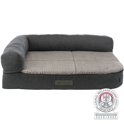 Trixie Vital Dog Basket Sofa Bendson Orthopedic Gray