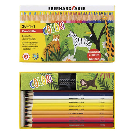 Ensemble de crayons de couleur Eberhard Faber EF-514838