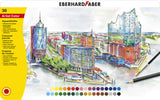 Eberhard faber ef-516036 étui métallique pour crayon aquarellable de 36 pièces