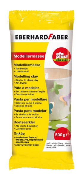 Eberhard faber ef-570301 matériau de modelage classique efaplast 500gr. blanc