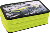 Eberhard faber ef-577571 valise remplie voiture de course 36 pièces 3 couches