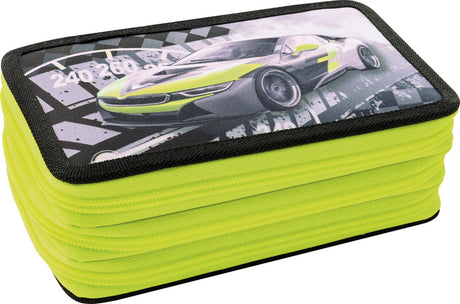 Eberhard faber ef-577571 valise remplie voiture de course 36 pièces 3 couches