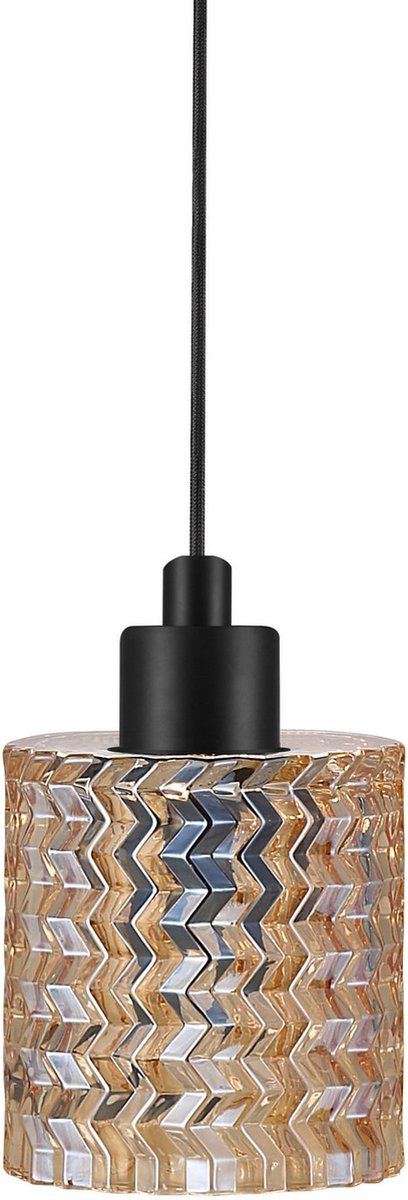 Lampe suspendue Nordlux hollywood-e27-verre ambré