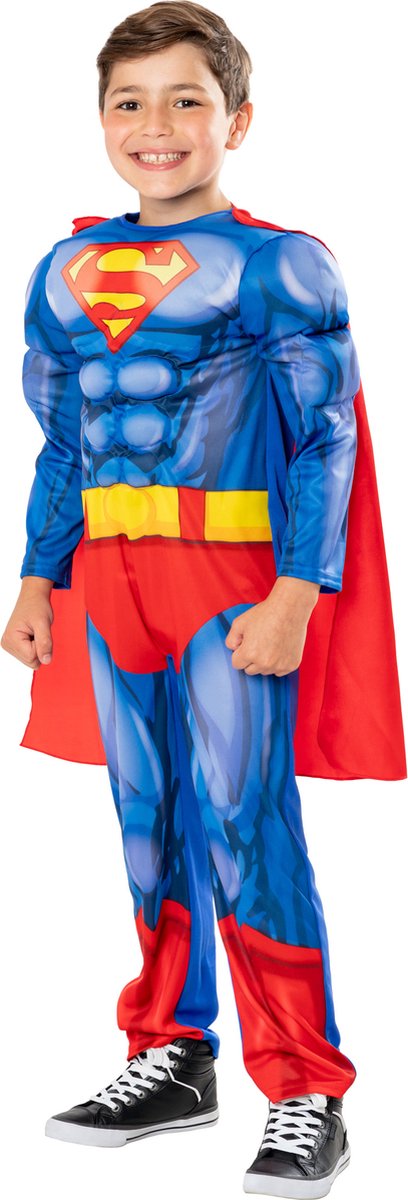 Rubis superman licence musclée bleu clair - enfants - taille 116-128