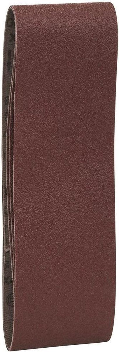 Jeu de 3 bandes abrasives Bosch pour ponceuses à bande 75 x 533 mm - grain 60 ; 80 ; 100