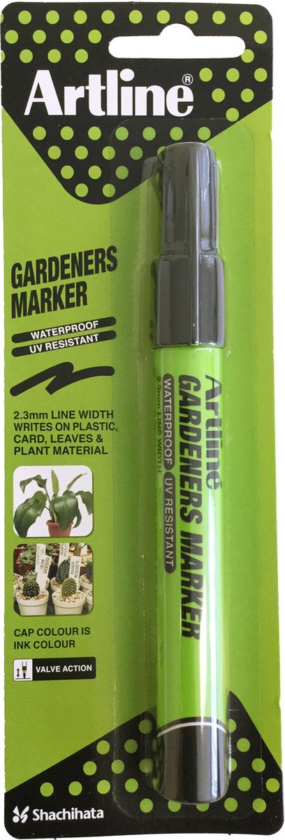 Marqueur permanent Artline Gardeners - 1 pièce - largeur de trait 2,3 mm - noir