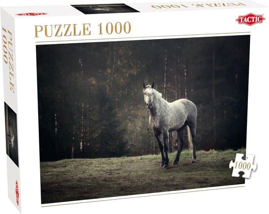 Puzzle tactique - cheval en lisière de forêt - 1000 pièces