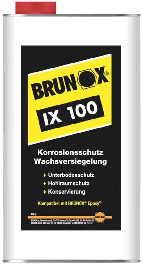 Brunox protection contre la corrosion ix 100 cire d'étanchéité 20 l ix 100