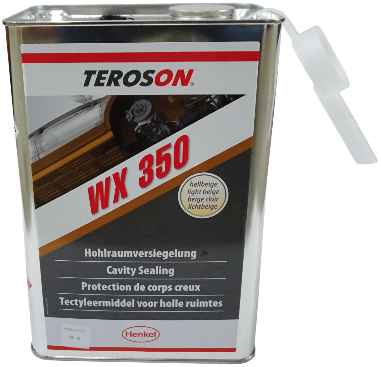 Teroson terotex hv 350 extra terotex-hv-350 cavité-vers. bidon de 10 litres