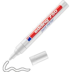Marqueur de peinture Edding | blanc | largeur de bande 2-4 mm pointe ronde | 10 pièces - 4-750049 4-750049