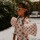 Amour floral | bandes de natation multicolores 2-6 ans
