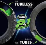 Slime 2-en-1 pneus chambres à air agent anti-crevaison 473 ml