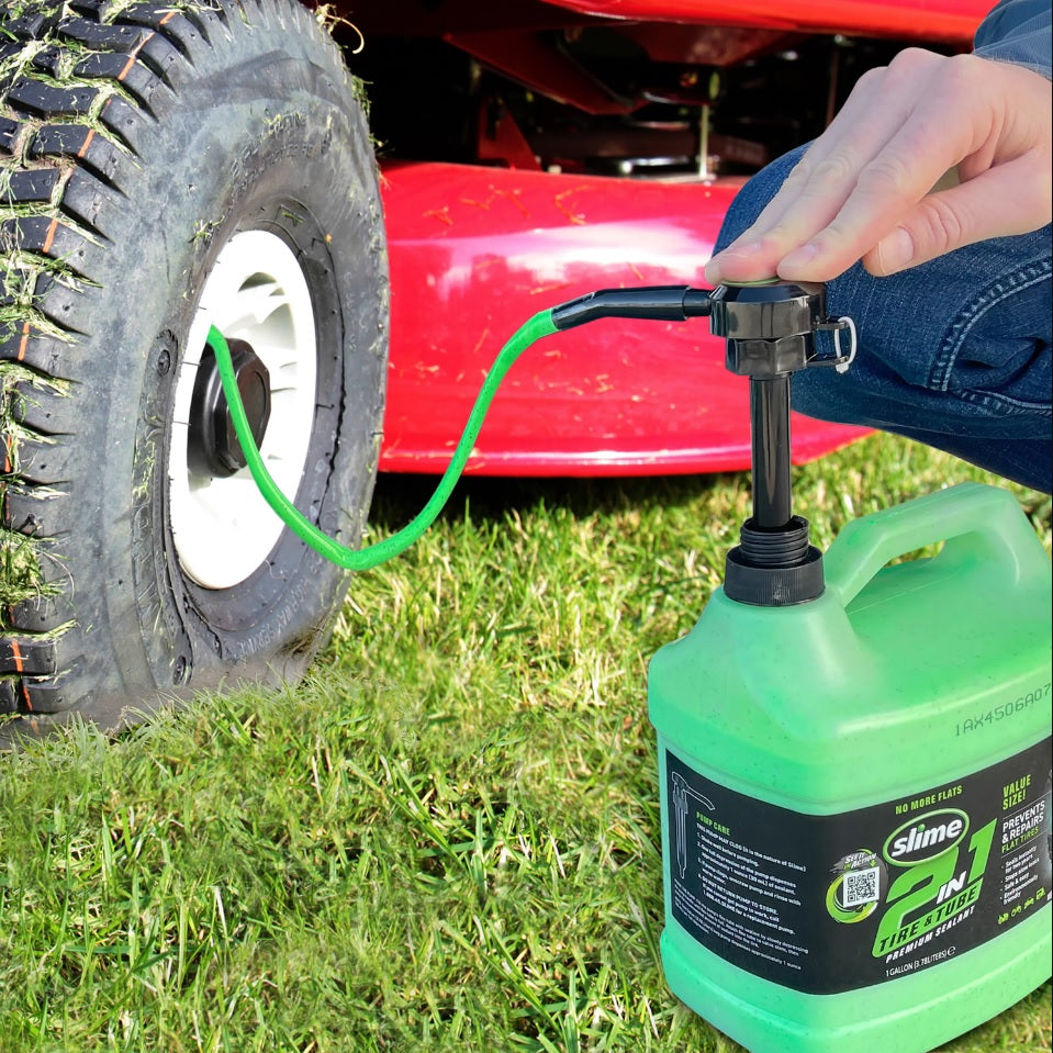 Slime 2-en-1 chambres à air pour pneus agent anti-crevaison 3,78 litres
