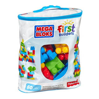 Grand sac de construction Mega Bloks - 60 blocs - blocs de construction classiques à partir de 1 an