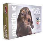 Martin dog swimming pool blue