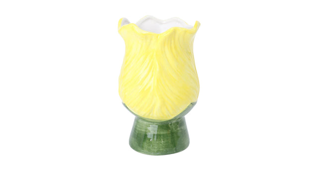 Vase zona sur d11 h17cm green yellow
