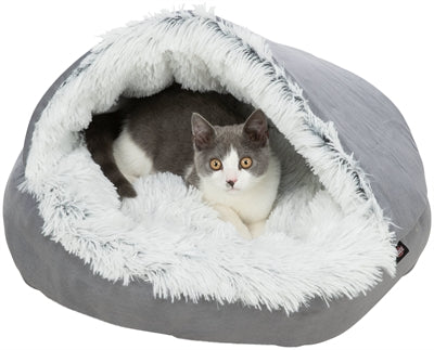 Trixie Hundkorb Donut Harvey Grey White-Black