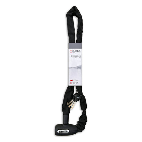Lynx Lock de chaîne 5,5 x 110 cm Black Cityline M