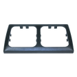 Cadre de recouvrement opale 2 fois anthracite
