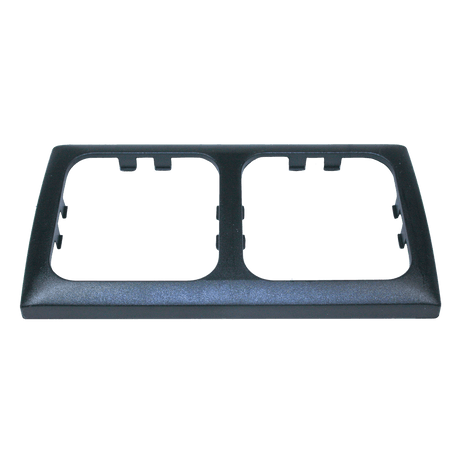 Cadre de recouvrement opale 2 fois anthracite - emballé