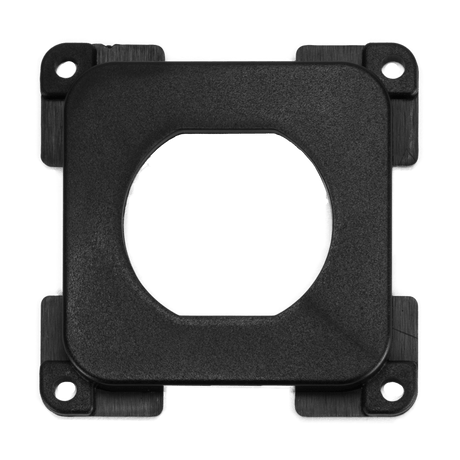 Plaque d'obturation C-line avec trou noir - sans emballage de vente