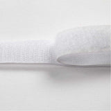 Creativ company Fermeture Velcro à boucles et crochets, L: 20 mm, blanc, 5 m 1 rouleau