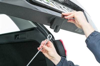 Glacière de voiture Trixie pour garder le coffre ouvert, longue gris