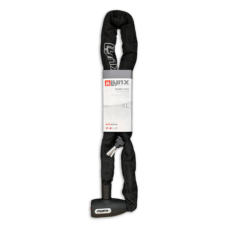 Verrouillage de la chaîne Lynx 10 x 120 cm Black Cityline XL