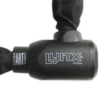 Lynx Chain Lock Art-2 100cmx9.0 mm cubierta de nylon negra en la tarjeta