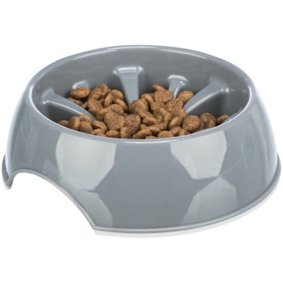 Trixie Food Bowl Slow Celefeding Plastic TPR Assorti