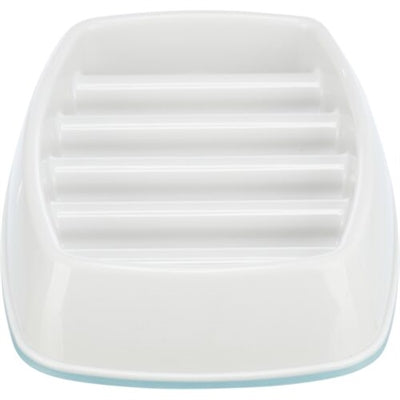 Trixie food bowl Slowfeeding Plastic TPR Gray