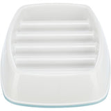Trixie gamelle alimentation lente plastique TPR gris