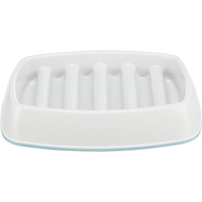 Trixie gamelle alimentation lente plastique TPR gris