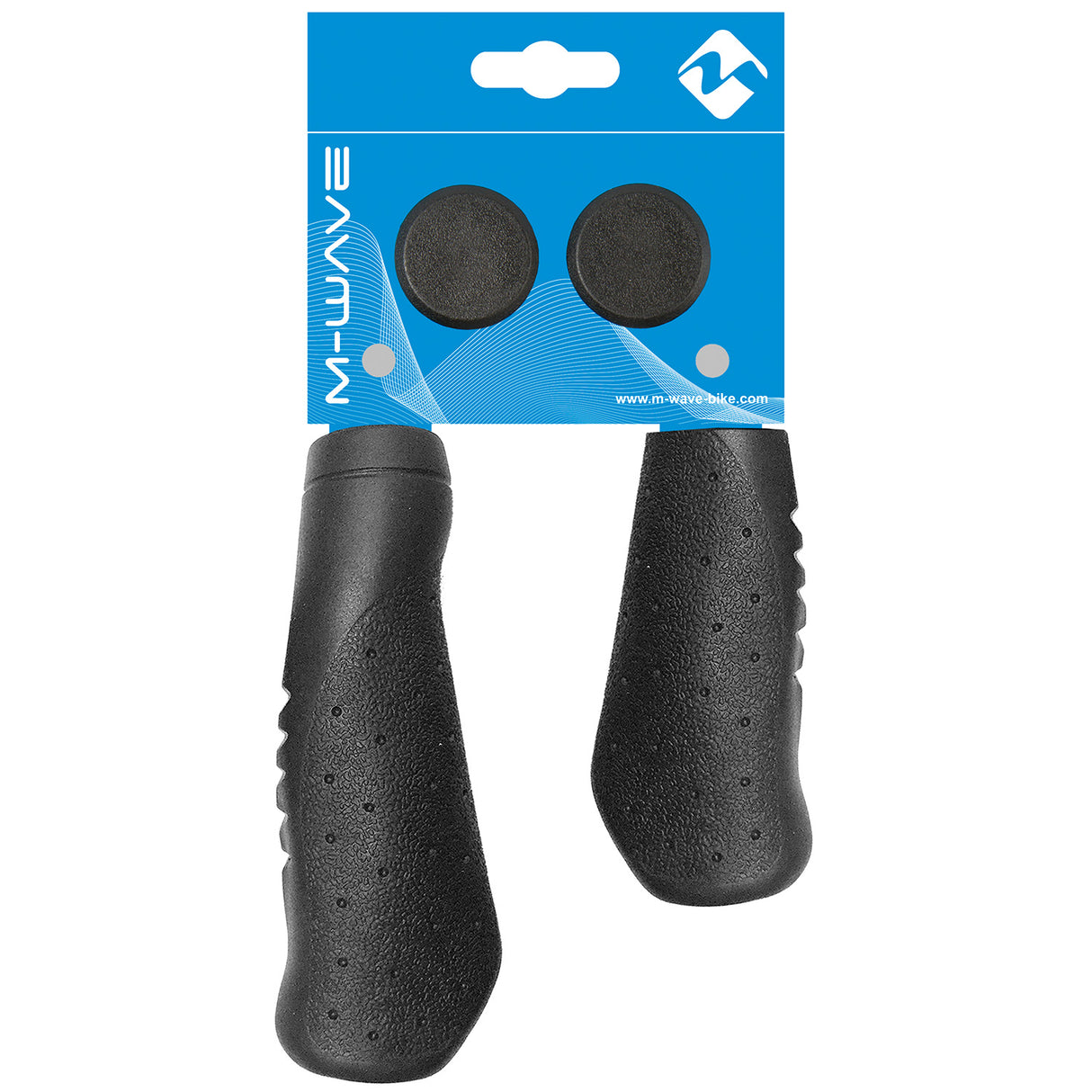 M-Wave Handle Set Ergogel 131 avec remplissage de gel - noir
