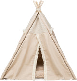 Trixie panier pour chat tipi boho beige