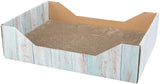 Trixie panier à gratter carton herbe à chat turquoise