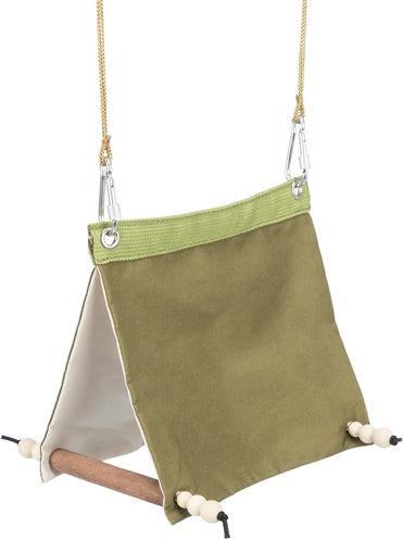 Trixie tente oiseau suspendue coton vert