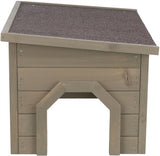 Trixie natura maison pour rongeurs toit asphalte gris vert